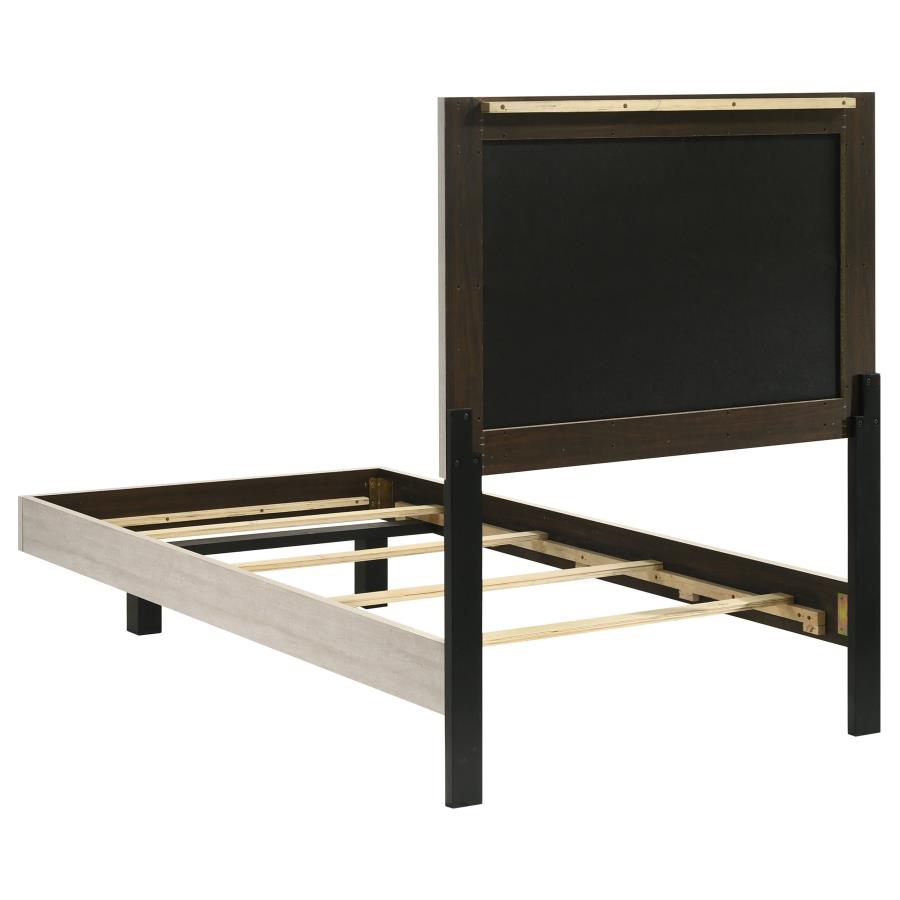 Trenton 54-inch Wood Queen Panel Bed Rustic Cream Twin 225061T, Full 225061F, Queen 225061Q AND Eastern King 225061KE.