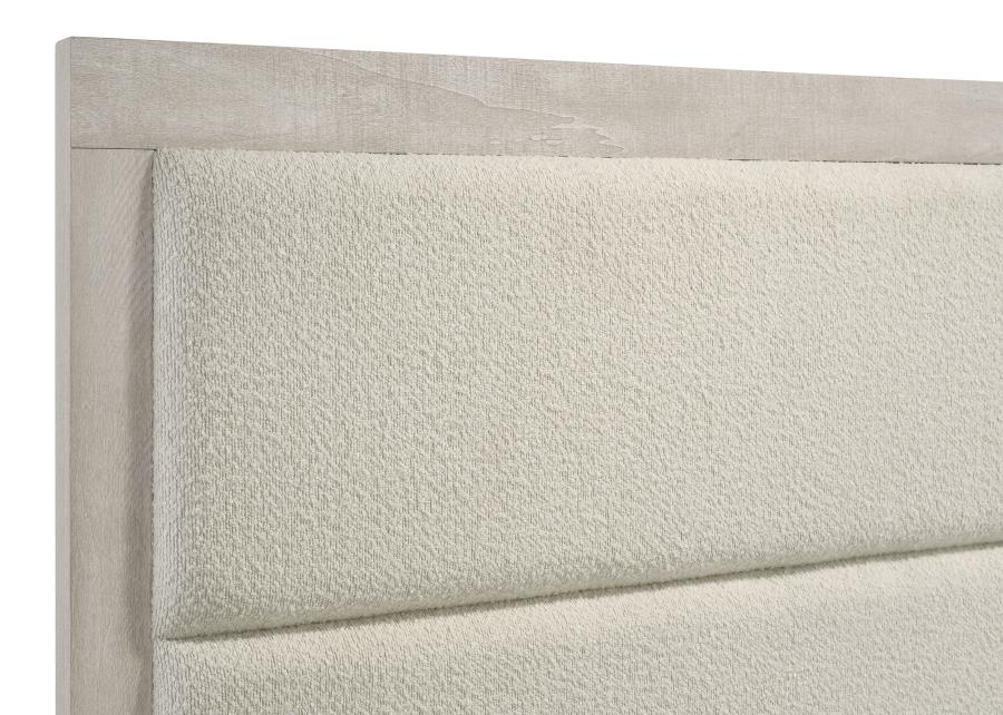 Trenton 54-inch Wood Queen Panel Bed Rustic Cream Twin 225061T, Full 225061F, Queen 225061Q AND Eastern King 225061KE.