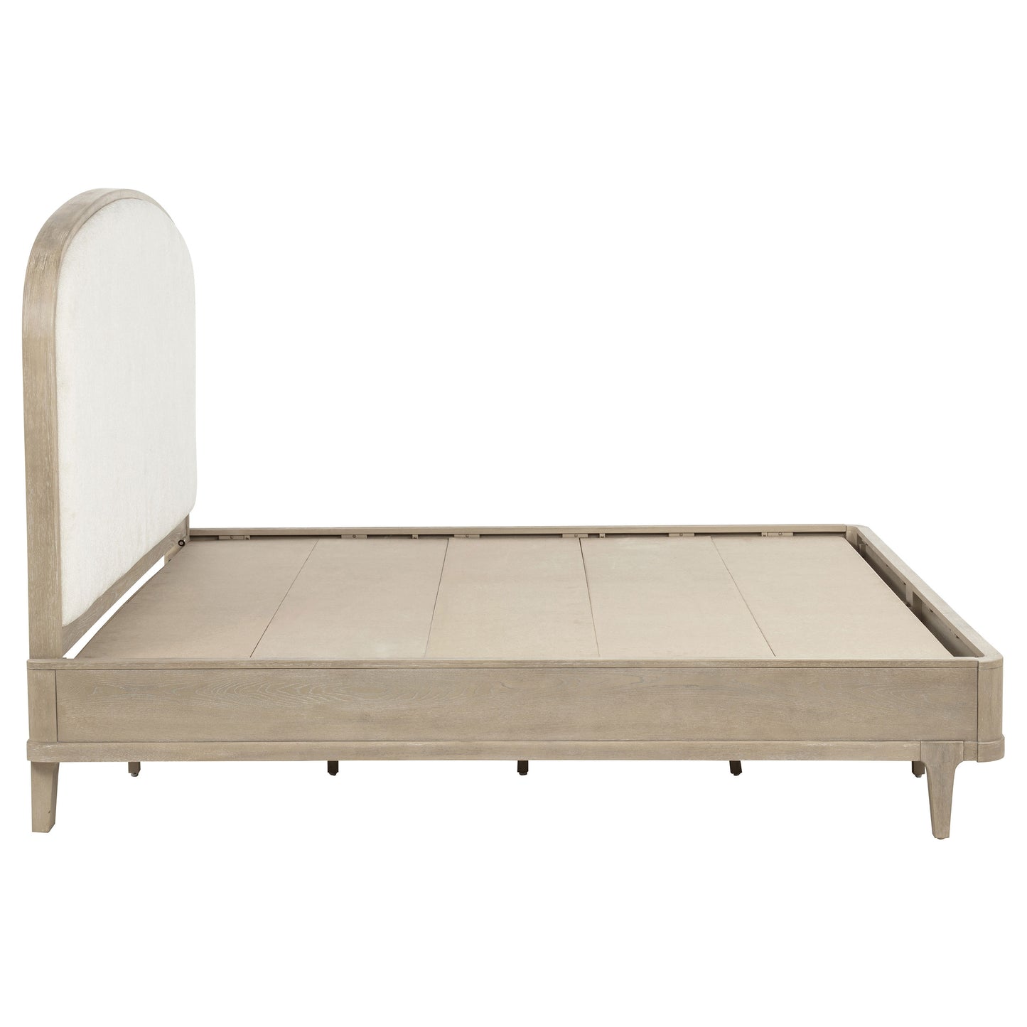 Lucaire  Upholstered Panel Bed Sandstone
