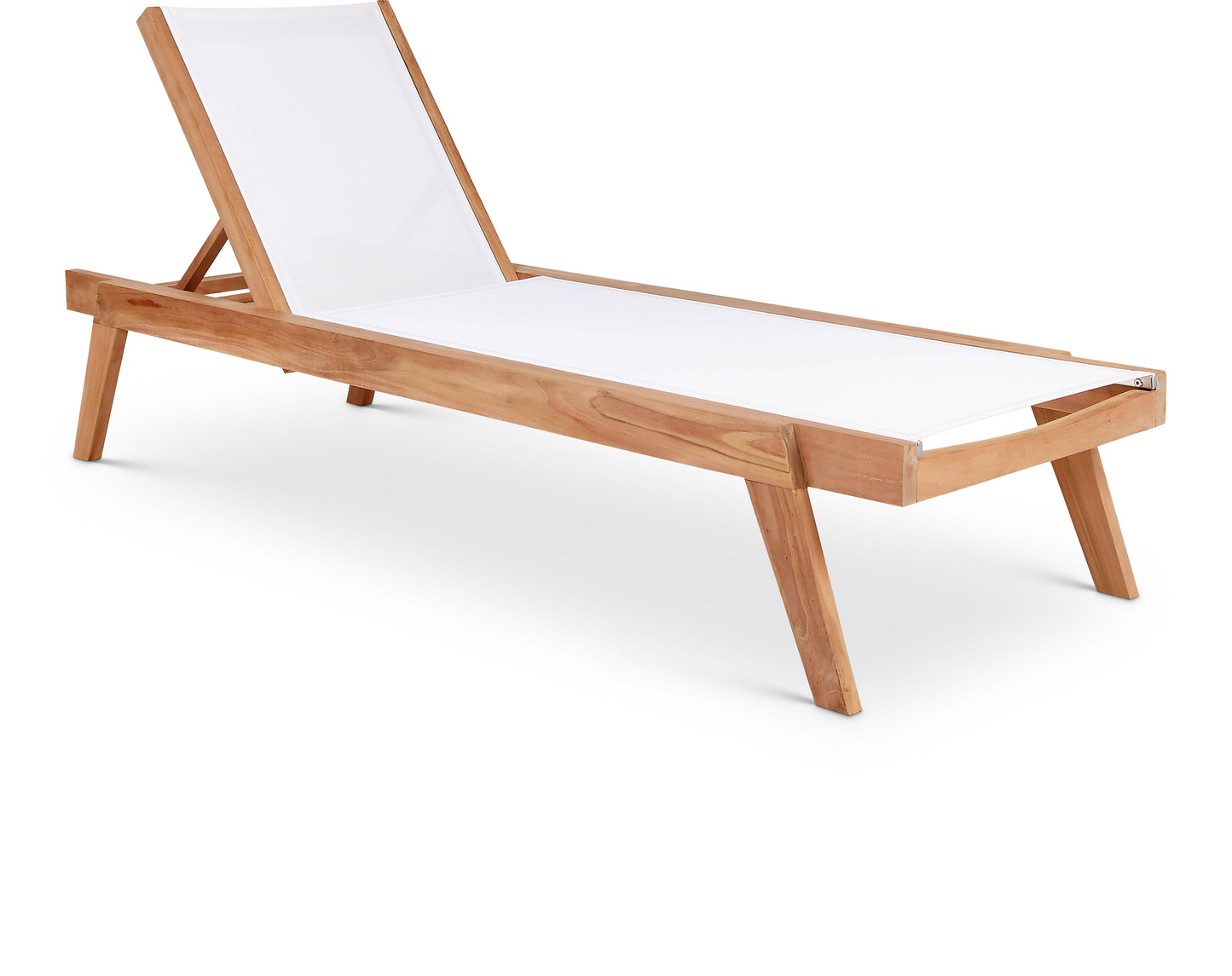 Tulum Waterproof Fabric Outdoor Chaise Lounge Chair SKU: 354White