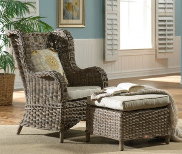 Exuma 2 PC Occasional Chair Set w/beige cushion