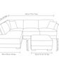 Drayden Fabric Sectional with Ottoman
