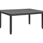 Barlow 6-piece Rectangular Dining Table Set Grey and Black 150366