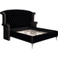 Deanna 4-piece Eastern King Bedroom Set Black  206101KE-S4