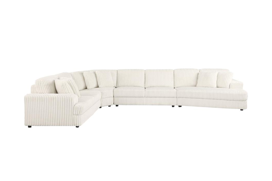 Emberson 4-piece Upholstered Modular Sectional Sofa Ivory 508851-SEC