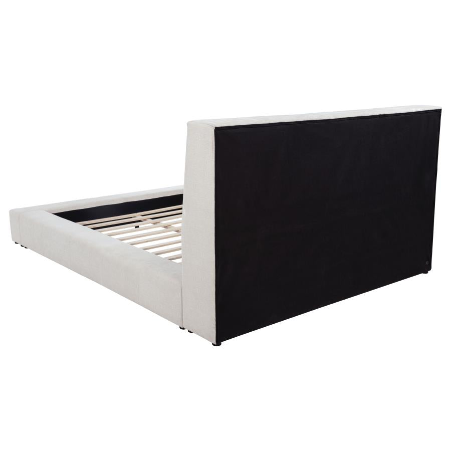 Dreux Upholstered Panel Platform Bed