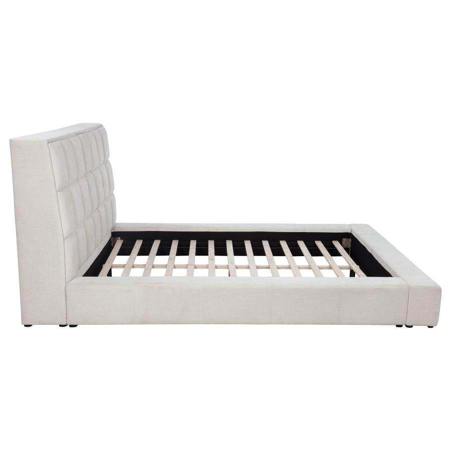 Dreux Upholstered Panel Platform Bed