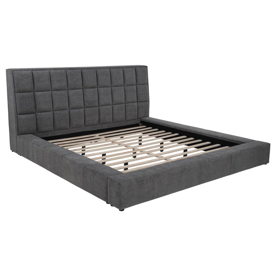 Dreux Upholstered Panel Platform Bed
