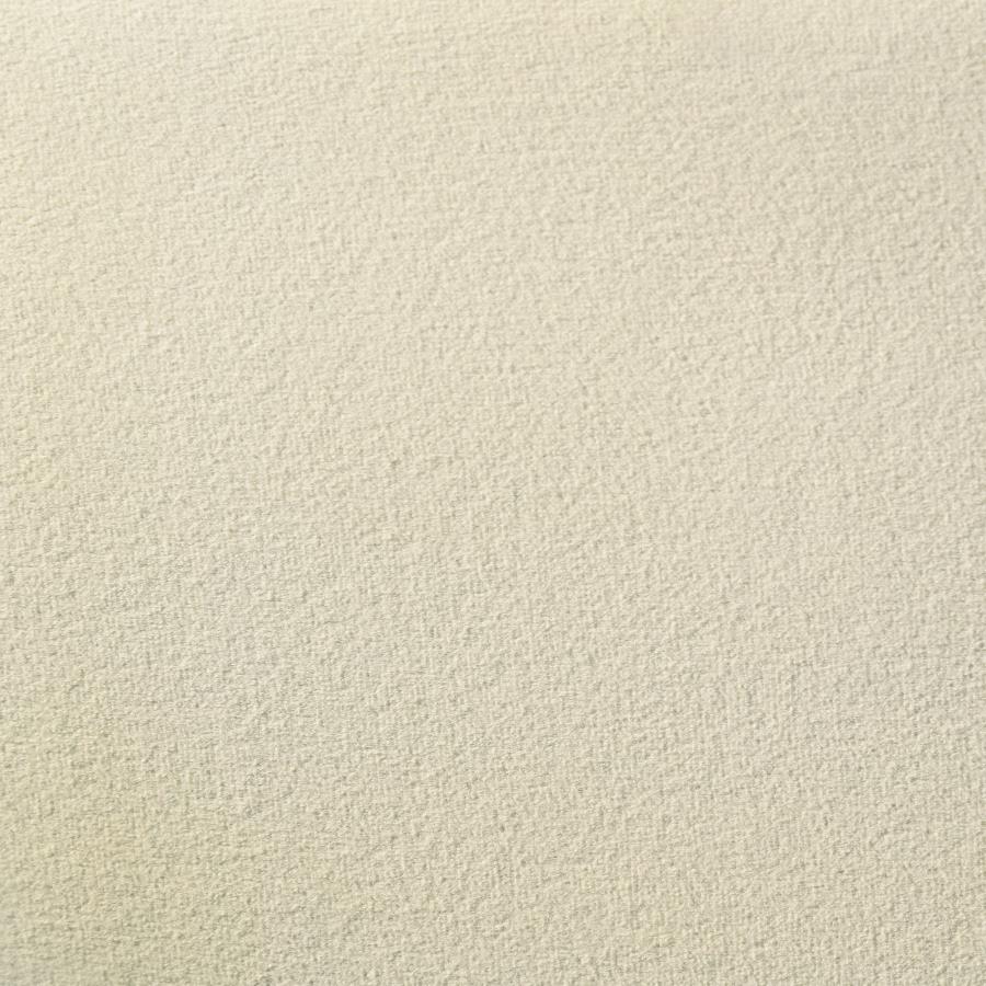 Evelyn Upholstered Queen OR Eastern King Panel Platform Bed Ivory