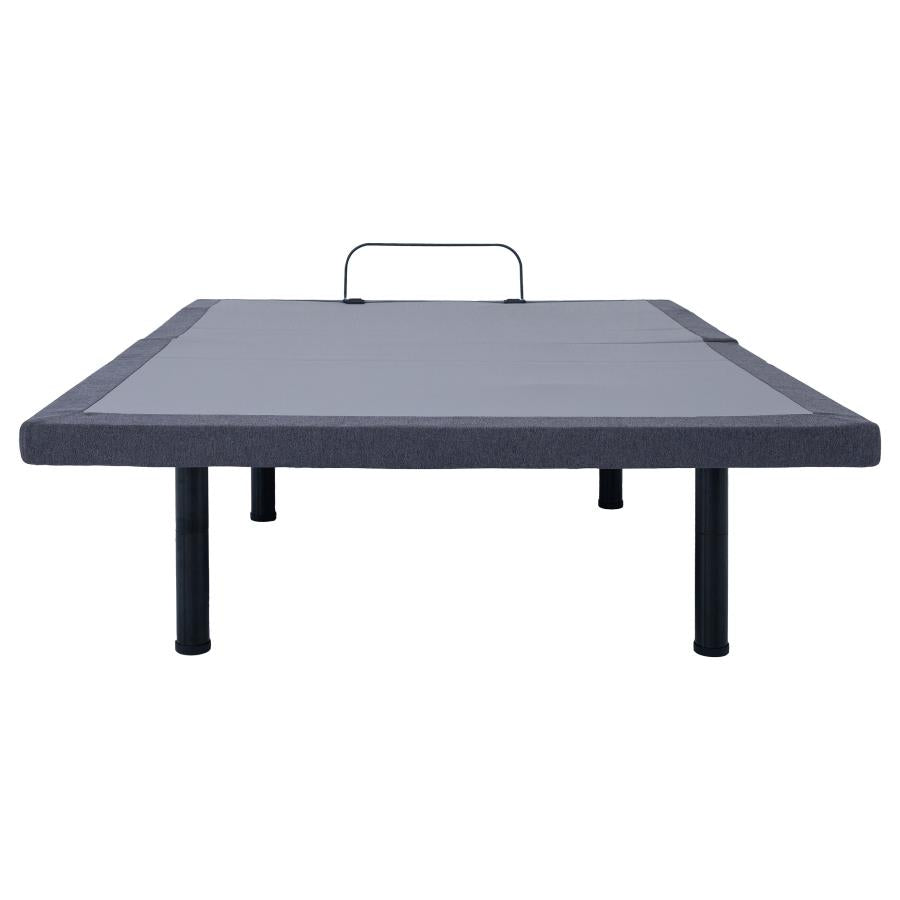 Clara Adjustable Bed Base Grey and Black.