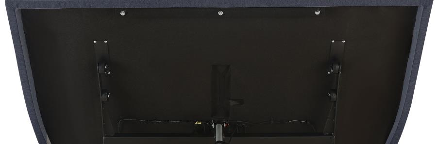 Clara Adjustable Bed Base Grey and Black.