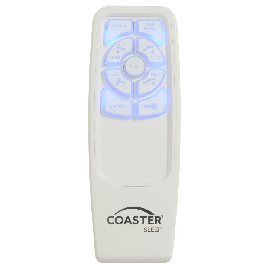 Clara Adjustable Bed Base Grey and Black.