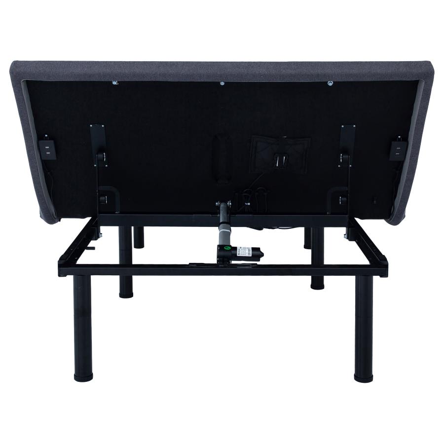 Negan Adjustable Bed Base Grey and Black