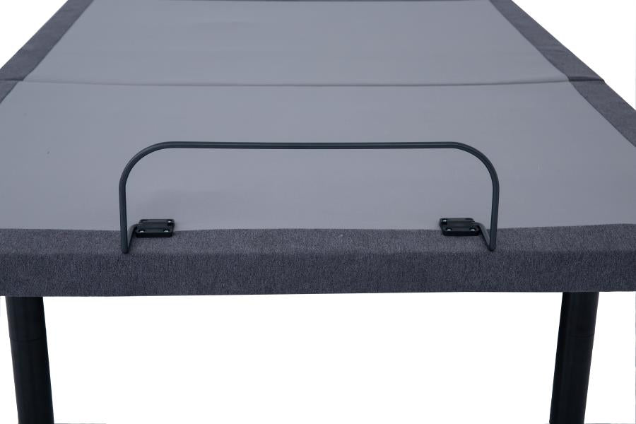 Negan Adjustable Bed Base Grey and Black