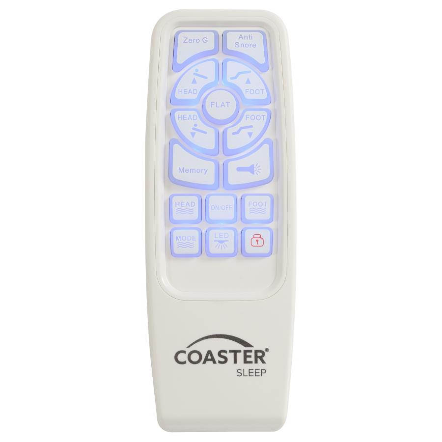 Negan Adjustable Bed Base Grey and Black