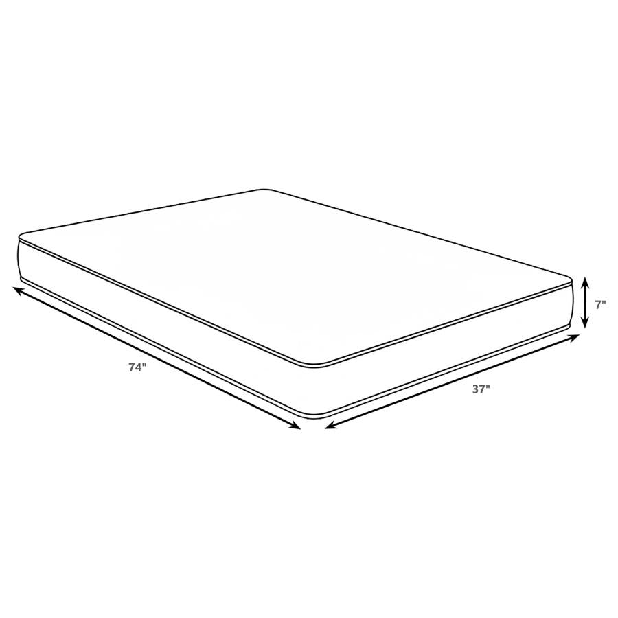 Quimby 7-inch Innerspring Quilted Foam Mattress