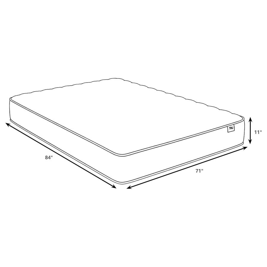 Hayes Firm Tight Top Hybrid Mattress White