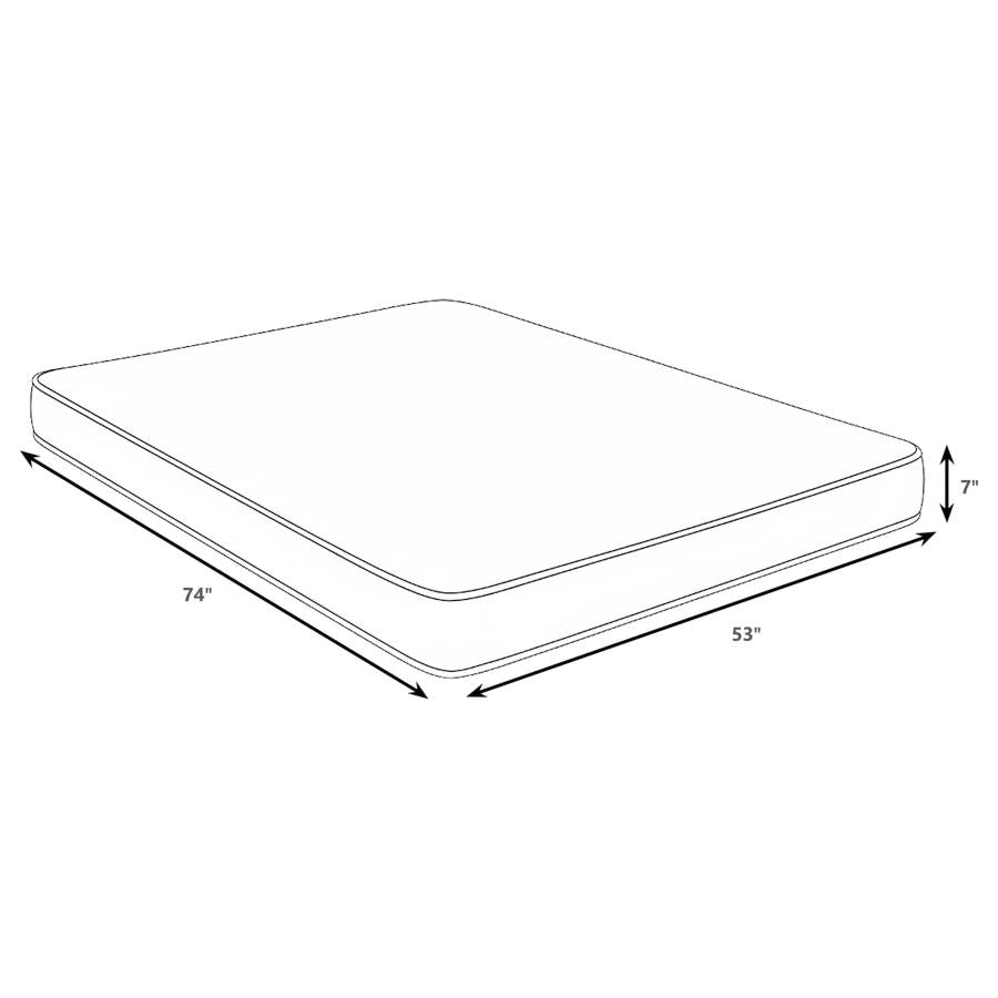 Kenyon 7-inch Bamboo Cover Firm Foam Mattress