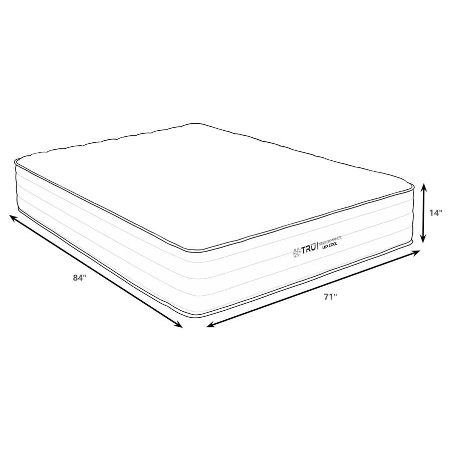 Montlake 14-inch Cool Firm Memory Foam Hybrid Mattress