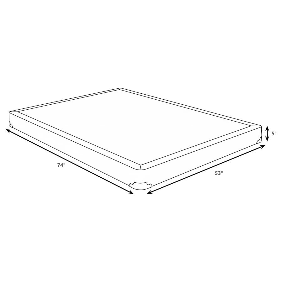 Mercer 5-inch Full Low Profile Box Spring Foundation 350415F