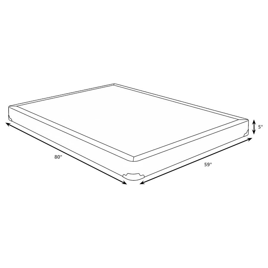 Mercer 5-inch Queen Low Profile Box Spring Foundation 350415Q