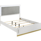 Juego de dormitorio de 4 piezas Caraway Eastern King en color blanco 224771KE-S4 