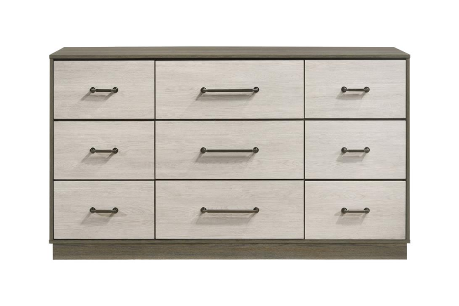 Fenwick 9-drawer Dresser Grey Oak 224983