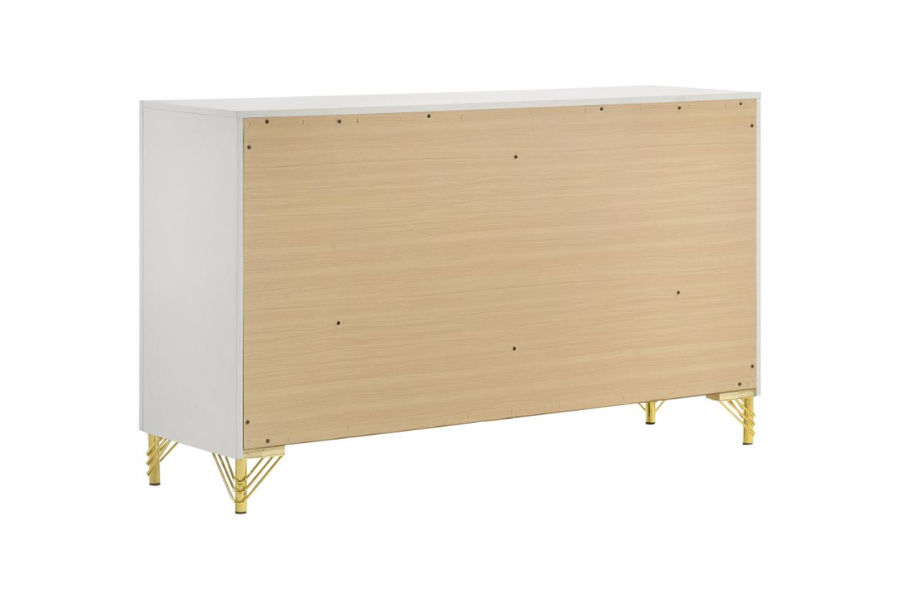 Lucia 6-drawer Dresser Cabinet White 224733