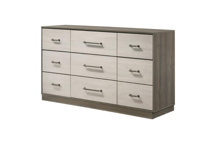 Fenwick 9-drawer Dresser Grey Oak 224983
