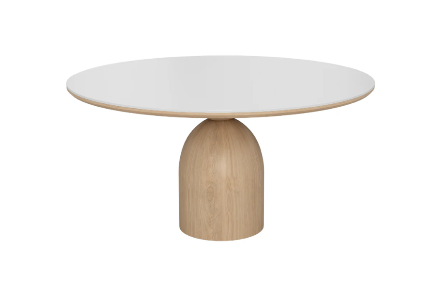 ANDREA | WHITE CERAMIC TABLE CB-8604-53