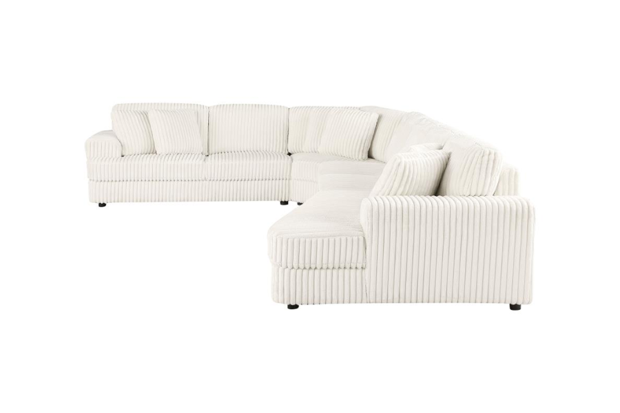 Emberson 4-piece Upholstered Modular Sectional Sofa Ivory 508851-SEC