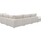Sofá modular seccional tapizado de 6 piezas Serene Beige 551321-SET 