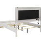 Juego de dormitorio de 4 piezas Caraway Eastern King en color blanco 224771KE-S4 