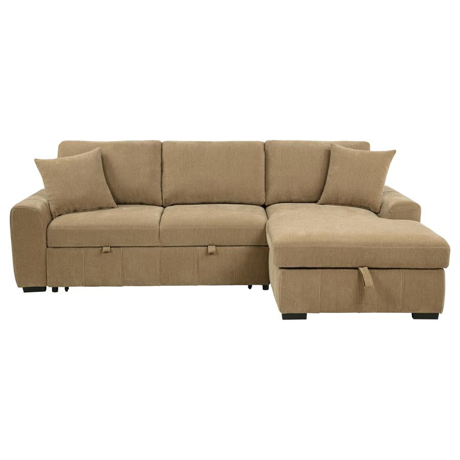 Pastrana Upholstered Sleeper Sectional Sofa LAF Chaise