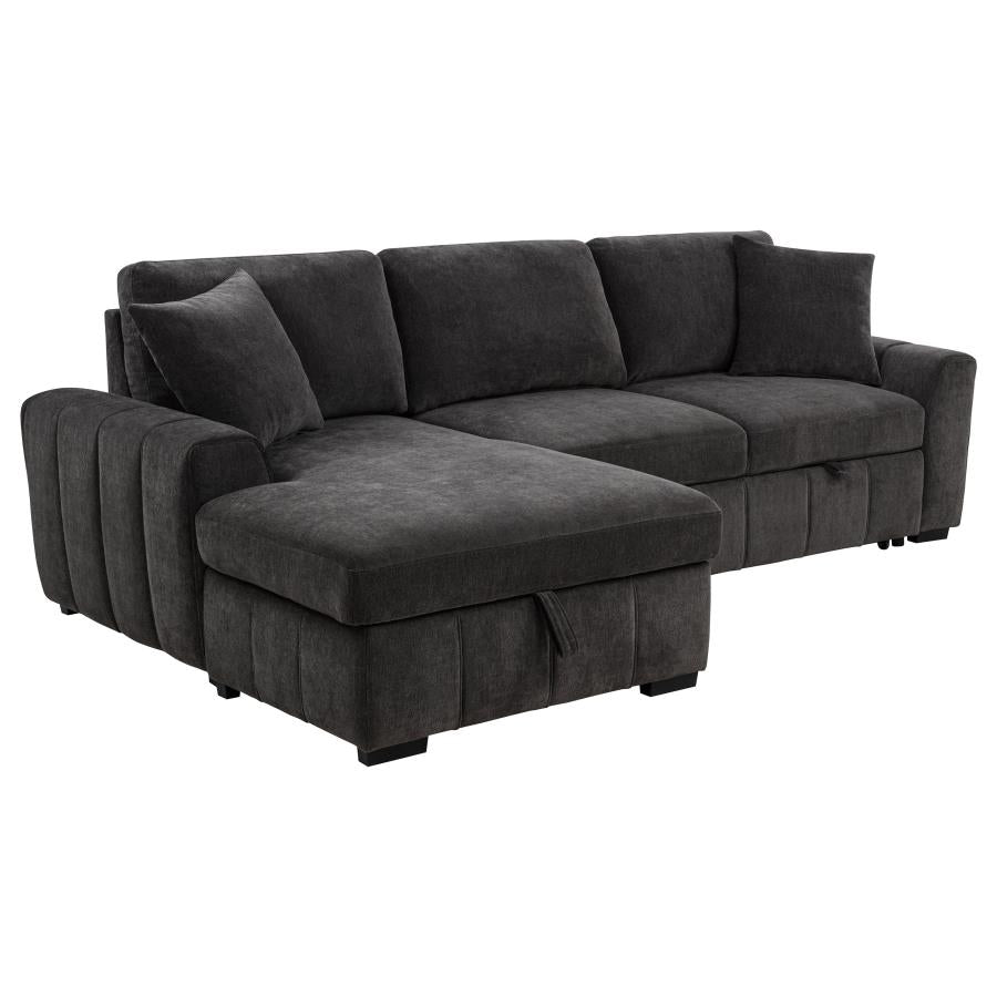 Pastrana Upholstered Sleeper Sectional Sofa LAF Chaise
