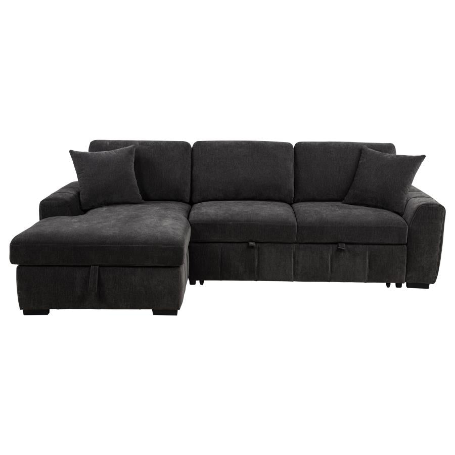 Pastrana Upholstered Sleeper Sectional Sofa LAF Chaise