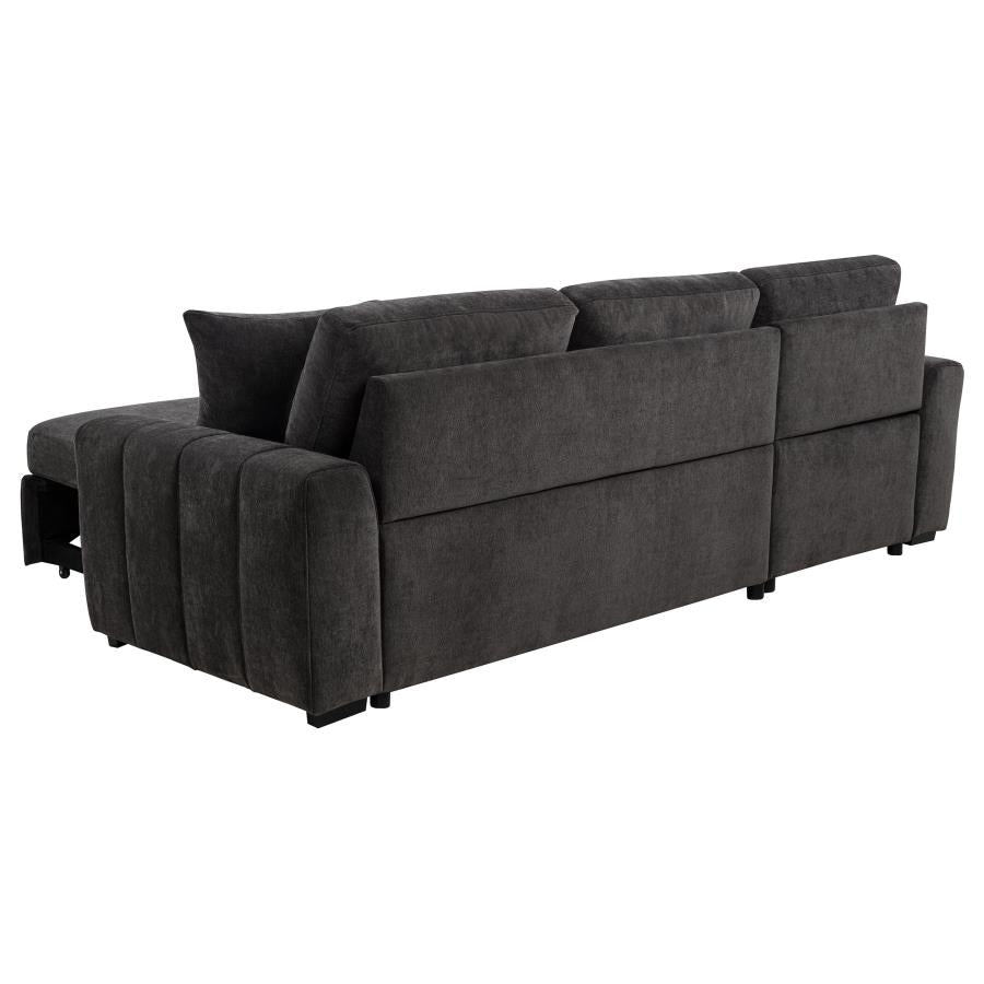 Pastrana Upholstered Sleeper Sectional Sofa LAF Chaise