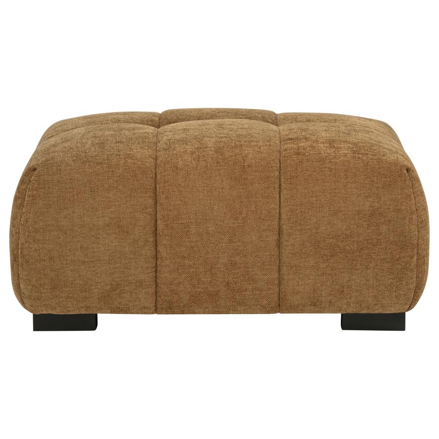 Octavia Upholstered Rectangular Ottoman - Venini Furniture 