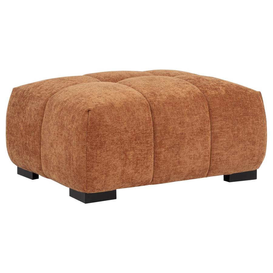 Octavia Upholstered Rectangular Ottoman - Venini Furniture 