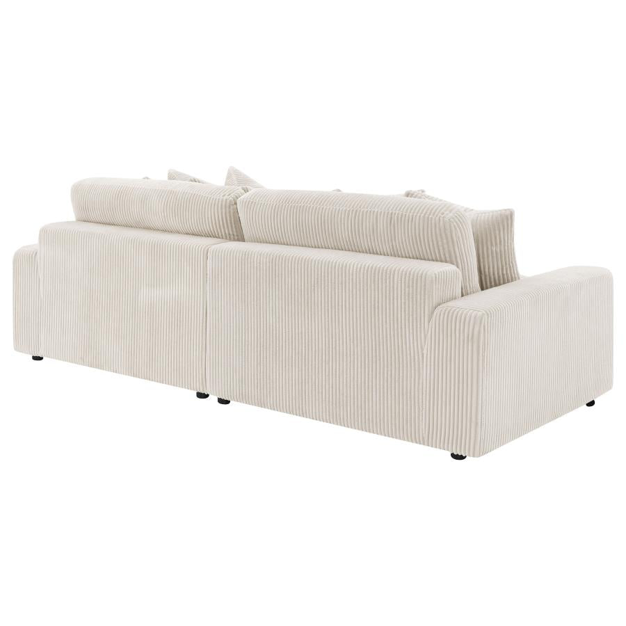 Blaine Upholstered Reversible Chaise Sectional Sofa Sand 509899 - Venini Furniture 