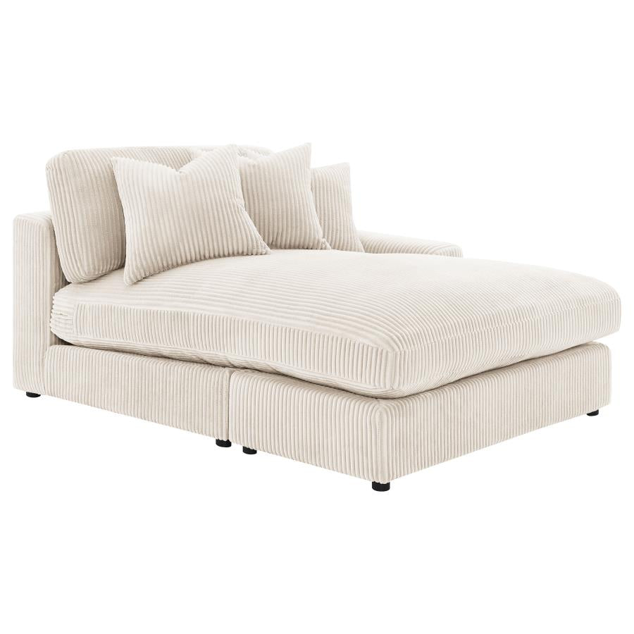 Blaine Upholstered Reversible Chaise Sectional Sofa Sand 509899 - Venini Furniture 