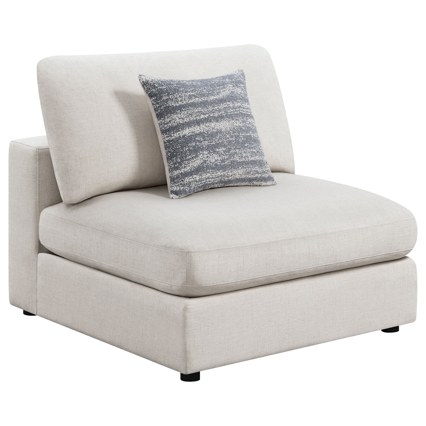 Serene 6-piece Upholstered Modular Sectional Sofa Beige	551321-SET