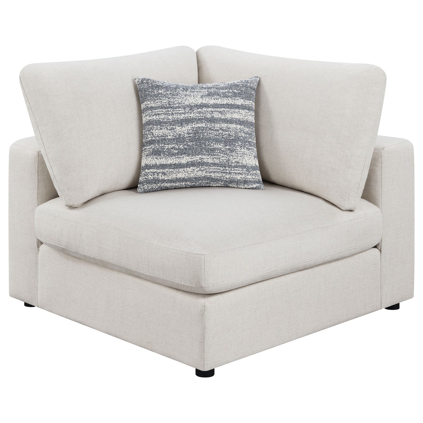 Serene 6-piece Upholstered Modular Sectional Sofa Beige	551321-SET