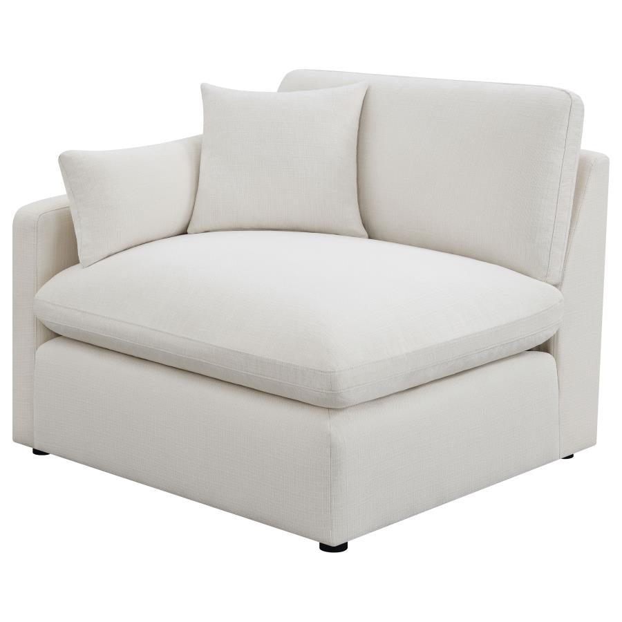 Hobson Upholstered Modular Sectional Sofa Ivory - Venini Furniture 