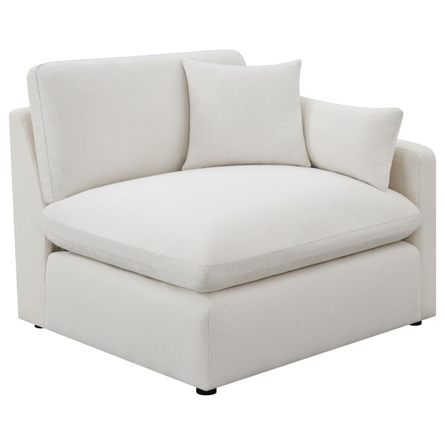 Hobson Upholstered Modular Sectional Sofa Ivory - Venini Furniture 