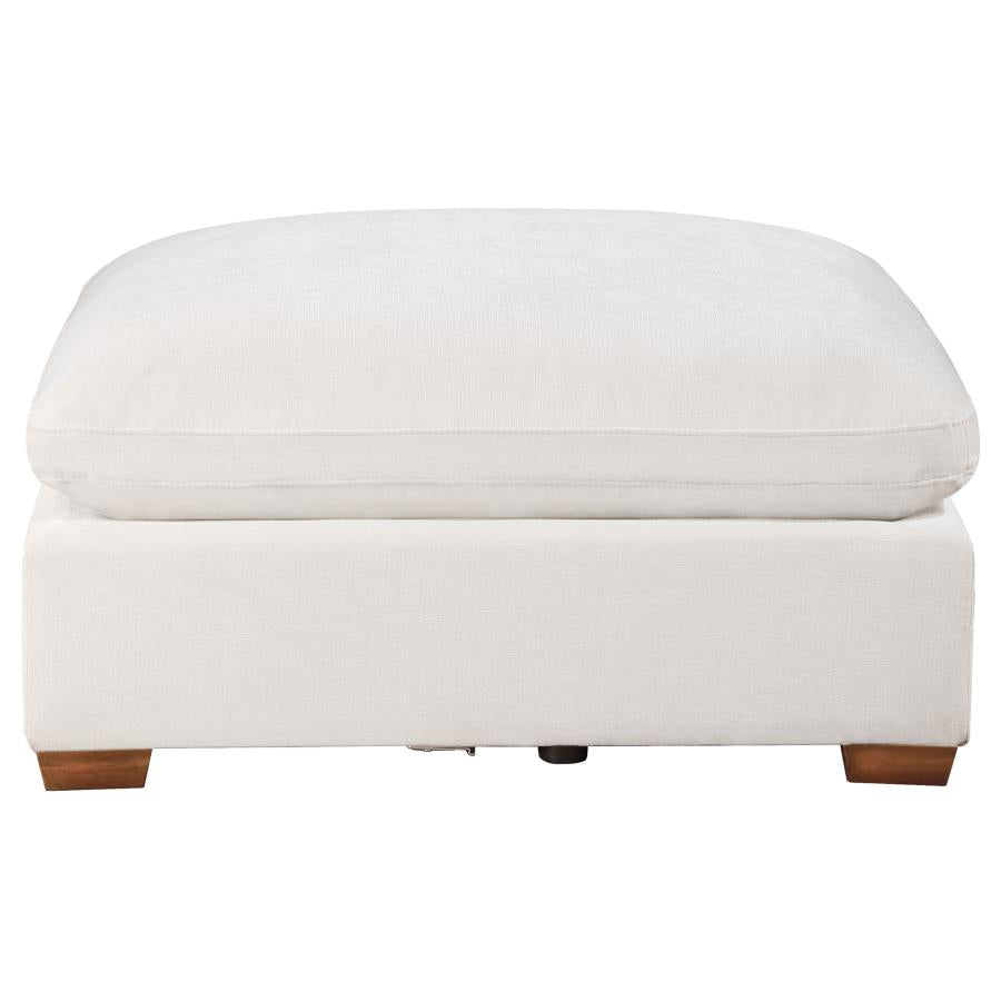 Lakeview Rectangular Upholstered Ottoman Brown 551466 AND Ivory 551463 - Venini Furniture 