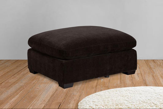 Lakeview Rectangular Upholstered Ottoman Brown 551466 AND Ivory 551463 - Venini Furniture 