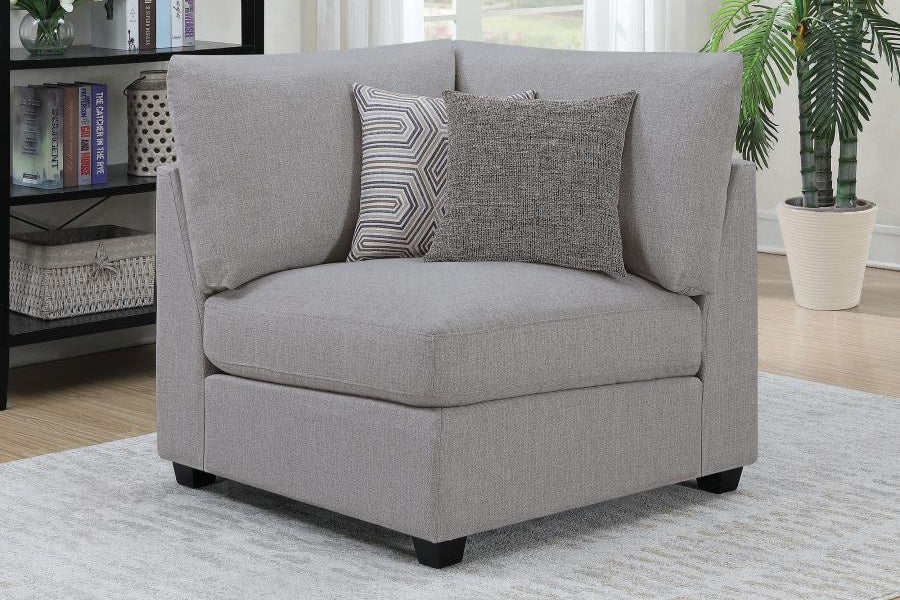 Cambria Upholstered Corner Grey 551512 - Venini Furniture 