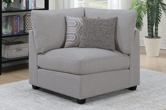 Cambria Upholstered Corner Grey 551512 - Venini Furniture 