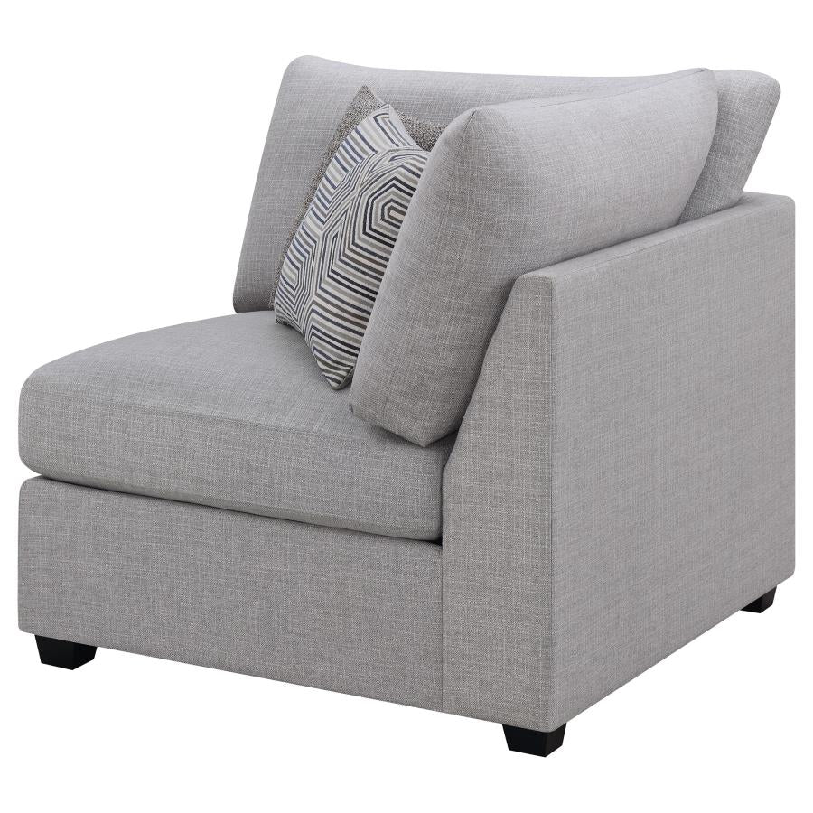 Cambria Upholstered Corner Grey 551512 - Venini Furniture 